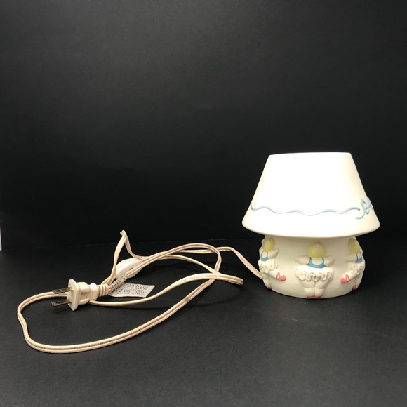 Vintage Charpente Michel & Co Ceramic Chubby Ballerina Night Light Lamp - Picture 5 of 14